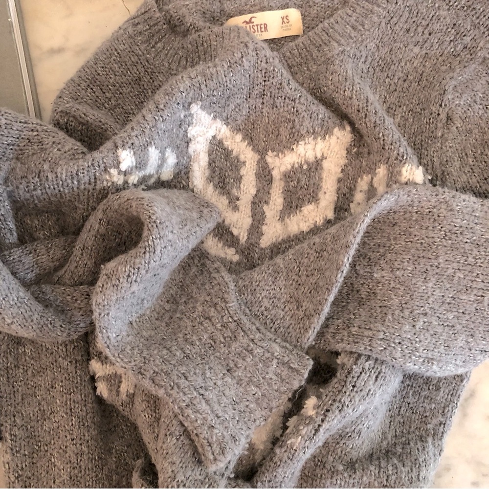 ❄️Hollister Sweater ❄️Snowflake Super Soft - Picture 10 of 10